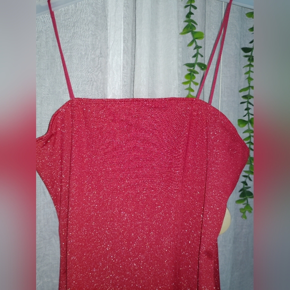 Shein Sparkle Red Dress - Picture 13 of 13